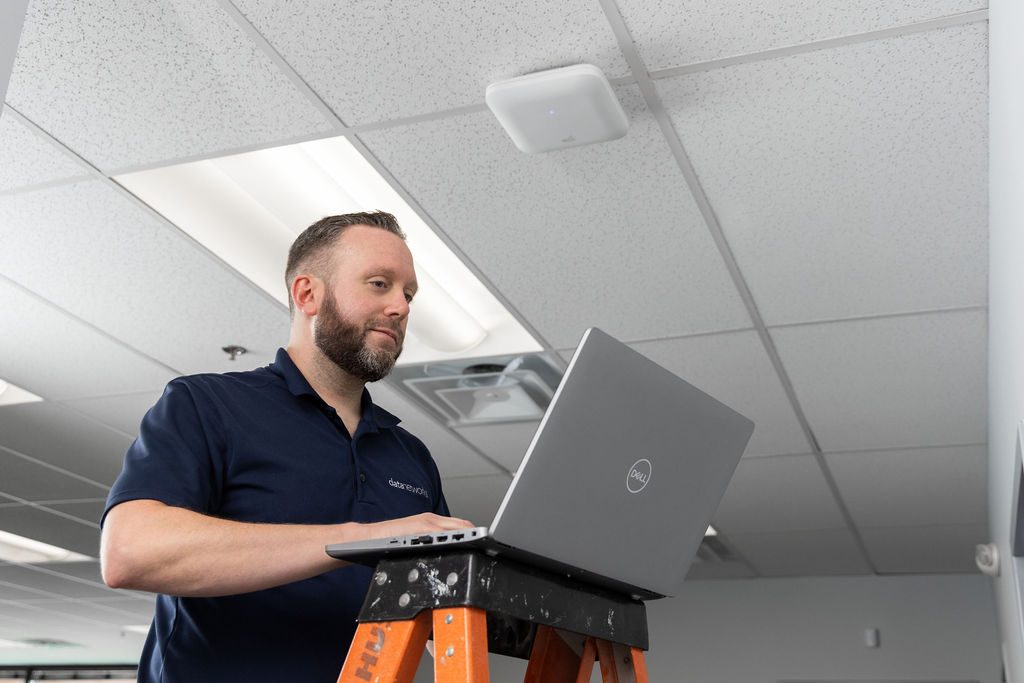 Engineer implementing a WLAN upgrade